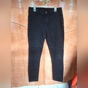 & Denim black jeans size 27 skinny ankle